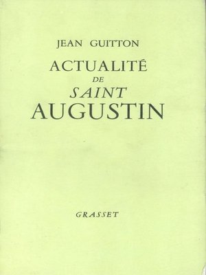 cover image of Actualité de Saint Augustin